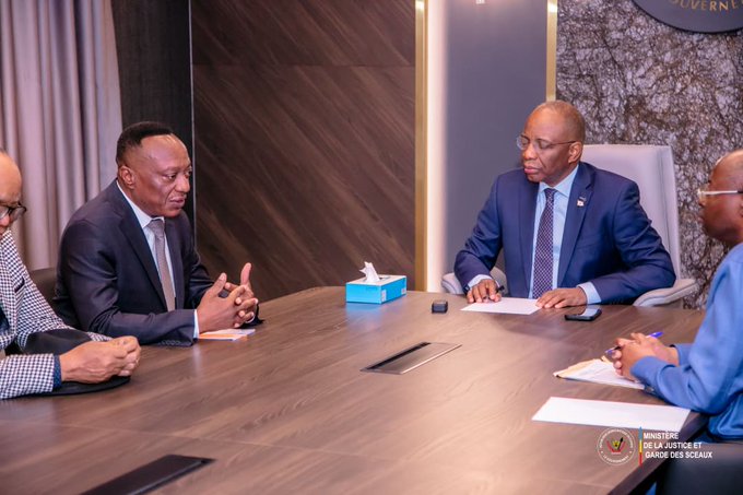 RDC : Le Ministre de la Justice reçoit les juges consulaires et promet la régularisation de leurs rémunérations