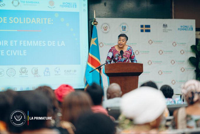 RDC : Judith Suminwa Tuluka plaide pour l’unité et le leadership féminin à l’occasion du 25ᵉ anniversaire de la Résolution 1325 de l’ONU
