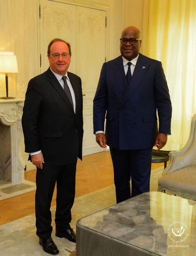 « Félix Tshisekedi à Paris : échanges avec François Hollande sur climat, énergie et sécurité en RDC »