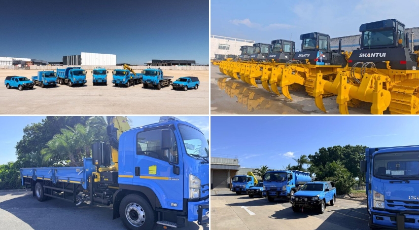 RDC : Premier lot de 200 engins de génie civil expédié de Chine pour moderniser le réseau routier national