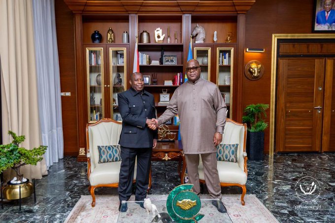 RDC–Burundi : Tshisekedi et Ndayishimiye renforcent leur coopération agricole et régionale à Kinshasa