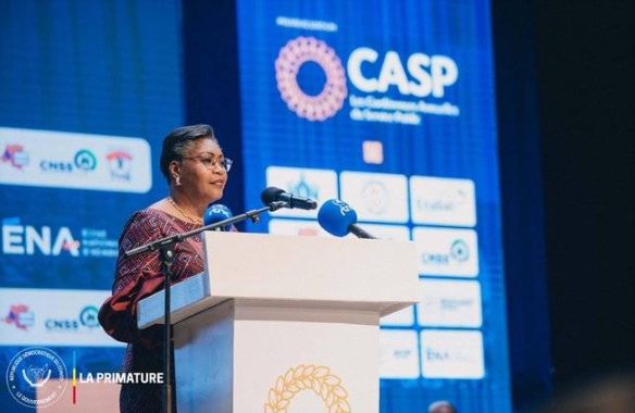 CASP 2025 : Judith Suminwa s’engage pour une réforme concrète et mesurable du service public