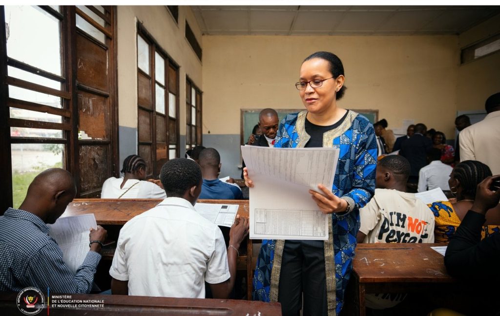 RDC : Raissa Malu lance l’épreuve hors-session de la 59e édition de l’Examen d’État 2026