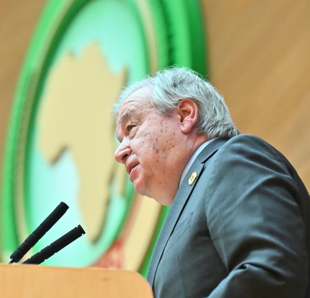 À Addis-Abeba, António Guterres plaide pour une réforme du Conseil de sécurité et une justice financière pour l’Afrique