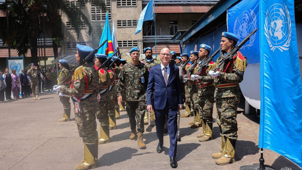 RDC : Le nouveau chef de la Monusco James Swan est entré en fonction James Swan a été nommé le 5 mars dernier par le Secrétaire général de l’ONU, António Guterres. Photo MONUSCO ©Jean-Claude Wenga