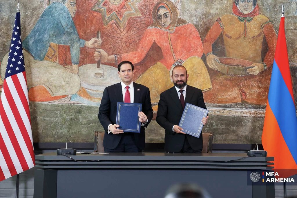 Les Etats-Unis et l’Arménie signent des accords stratégiques sur la paix et des minerais critiques