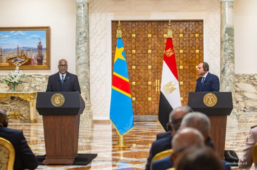 RDC-Égypte : Les présidents Félix Tshisekedi et Abdel Fatah Al Sissi entérinent 4 accords de coopération bilatérale