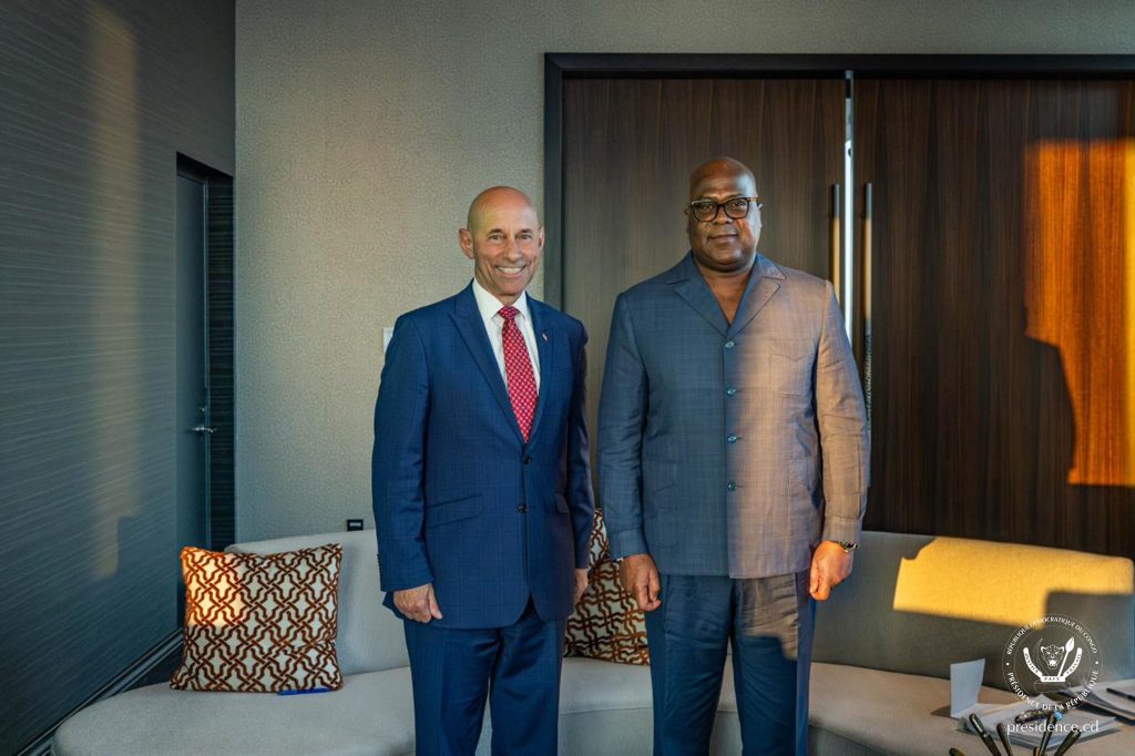 Le partenariat RDC – USA sur les minerais critiques au centre des échanges entre le Président Tshisekedi et le Secrétaire d’État adjoint américain Frank W. Garcia