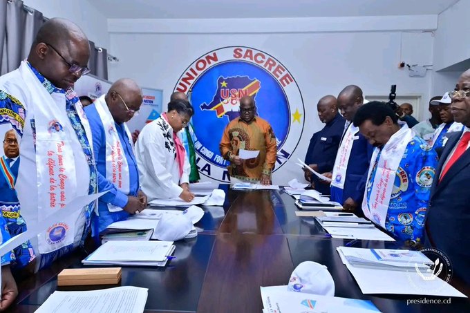 Réforme constitutionnelle : l’Union Sacrée dénonce la position de certains évêques de la CENCO et réaffirme son soutien au processus