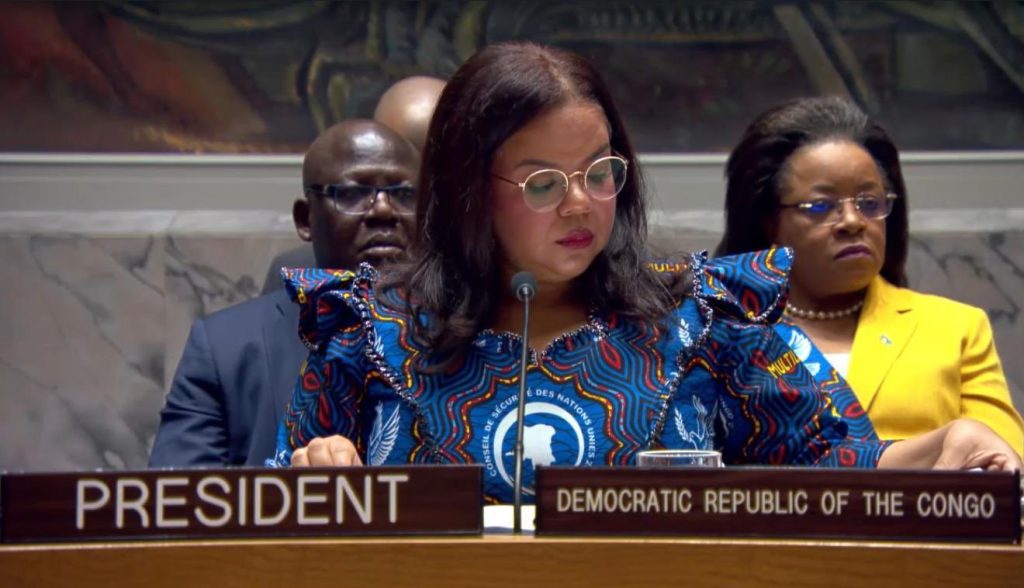 Au Conseil de sécurité de l’ONU, la RDC plaide pour une nouvelle gouvernance mondiale des ressources naturelles au service de la paix