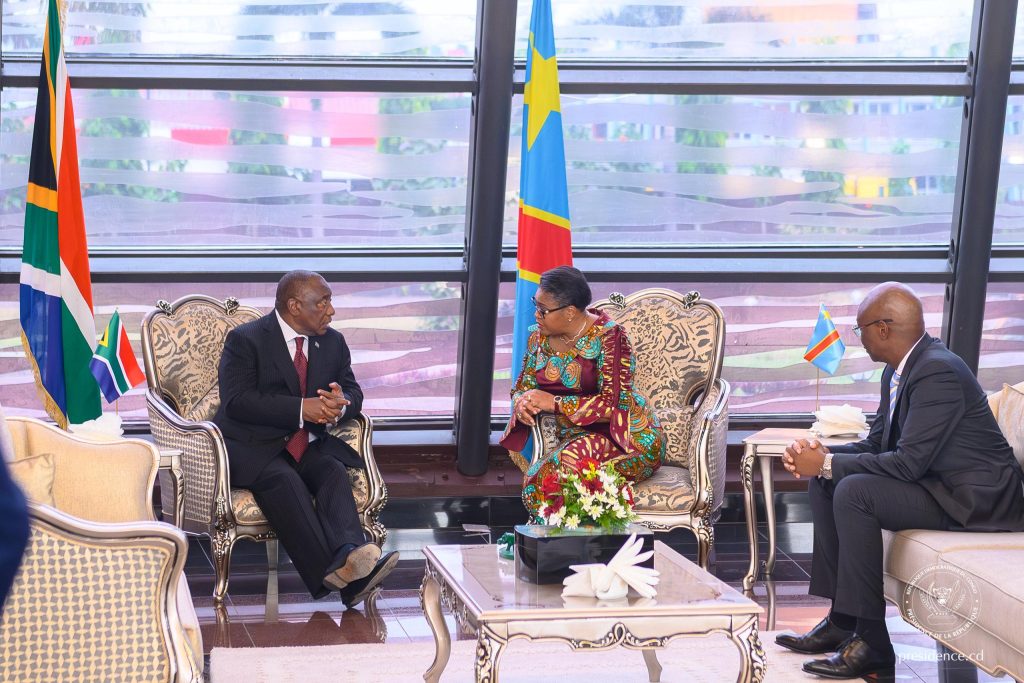 Riposte contre Ebola : Le Président Sud-africain Cyril Ramaphosa à Kinshasa