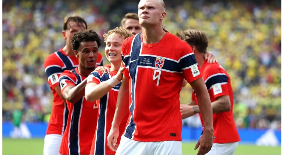 Erling Haaland terrasse le Brésil 2-1, la Norvège qualifiée pour les quarts de finale
