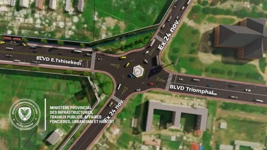 Kinshasa : Félix Tshisekedi lance les travaux du boulevard Étienne Tshisekedi