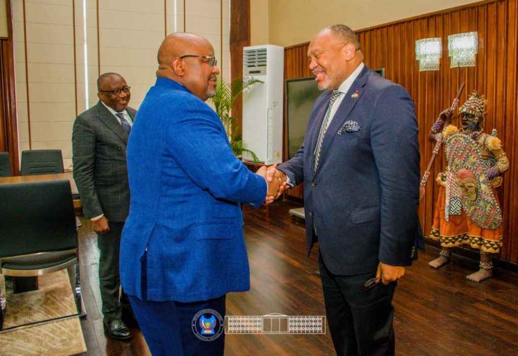 Guerre à l’Est de la RDC : Aimé Boji Sangara et Bertin Mampaka renforcent les liens entre Kinshasa et Bruxelles
