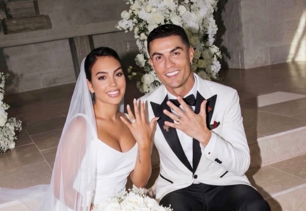 Cristiano Ronaldo et Georgina Rodríguez se sont mariés dans la plus stricte intimité