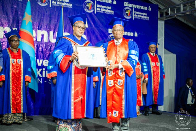 Université de Kinshasa : Judith Suminwa Tuluka élevée au rang de Docteur Honoris Causa