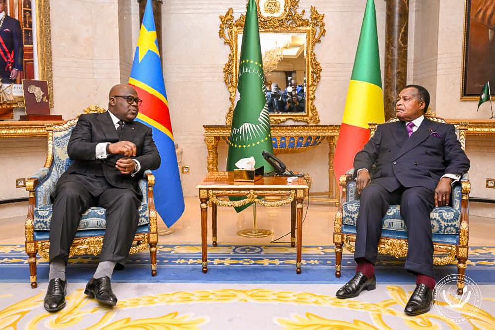 RDC–Congo Brazza : Tshisekedi et Sassou Nguesso privilégient l’apaisement après l’incident de Makotipoko