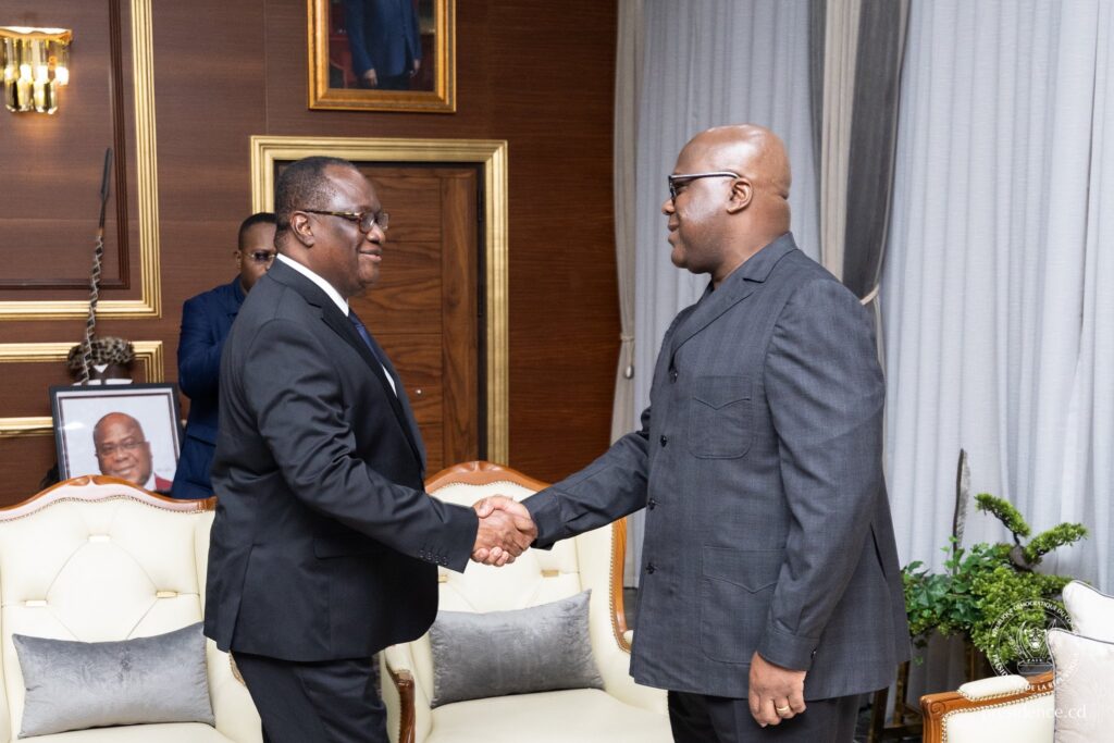 RDC : Félix Tshisekedi reçoit le ministre de la défense de Côte d’Ivoire envoyé par Alassane Ouattara à Kinshasa