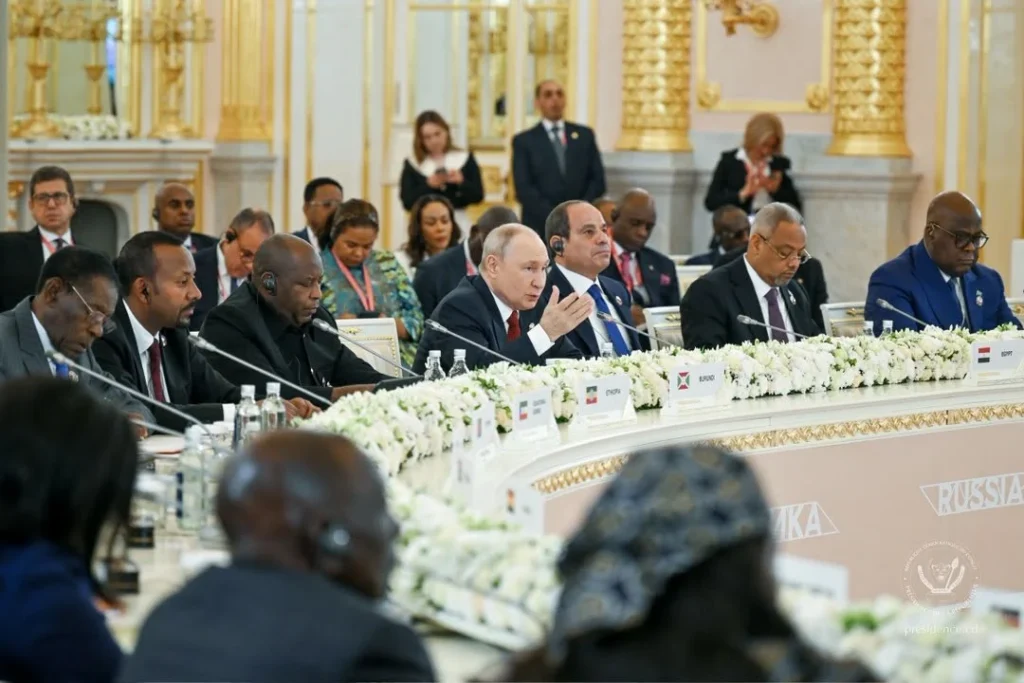 3ᵉ Sommet Russie-Afrique : Félix Tshisekedi plaide pour un partenariat axé sur la paix, la sécurité et la création d’emplois
